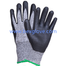 Nitrile Coated, 13 Gauge Anti-Cut Liner, Cut Resistance up to Level 5 Work Glove